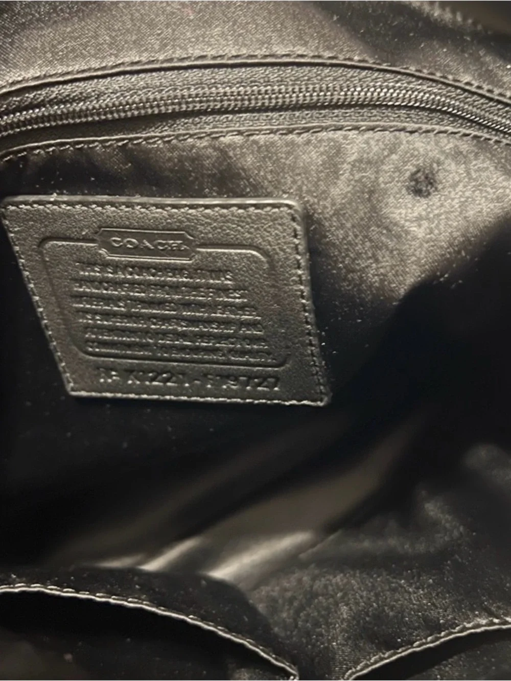 Coach Black Park Signature Canvas shoulder/  crossbody bag